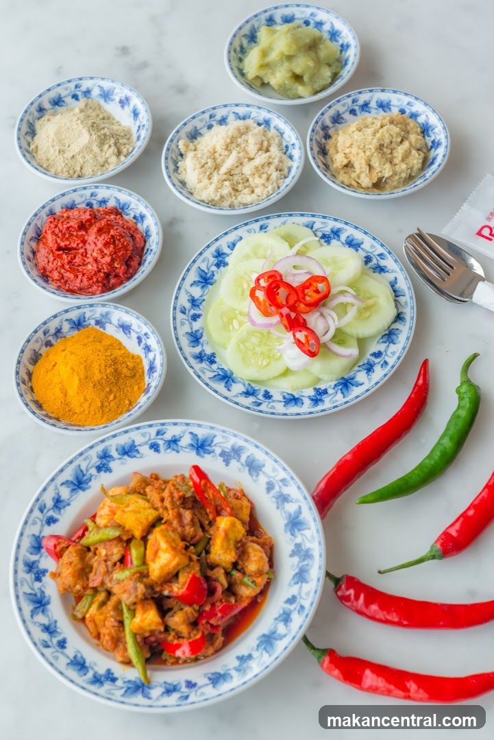 Assortment of Spices and Dishes