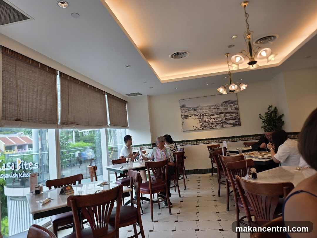 Restaurant Interior with Diners