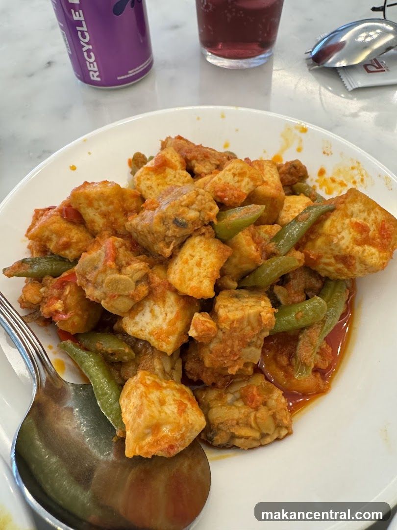 Tofu and Green Bean Dish