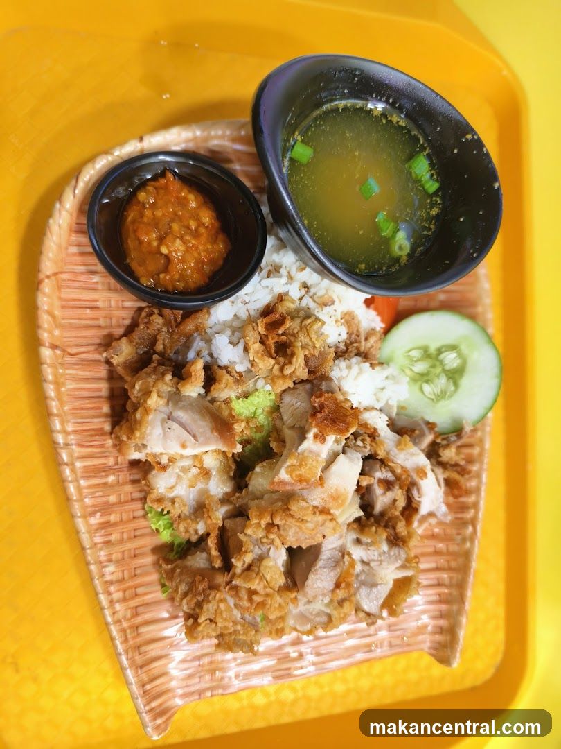 Fried Chicken Rice Plate