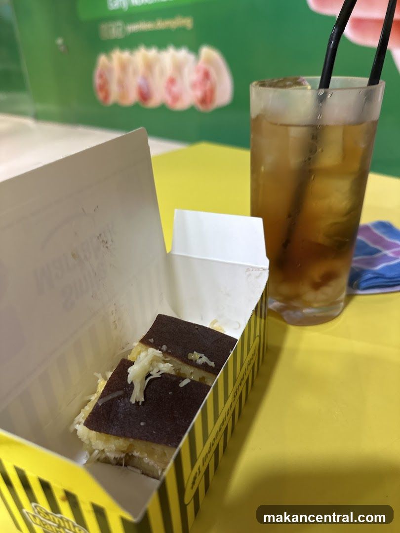 Sweet Martabak and Iced Tea