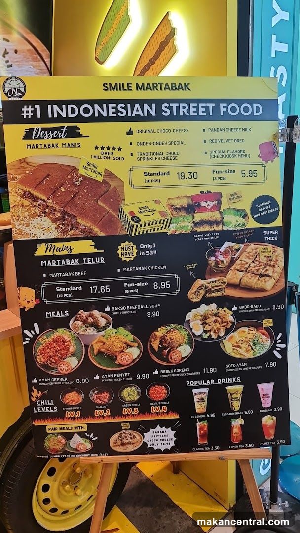 Smile Martabak Menu