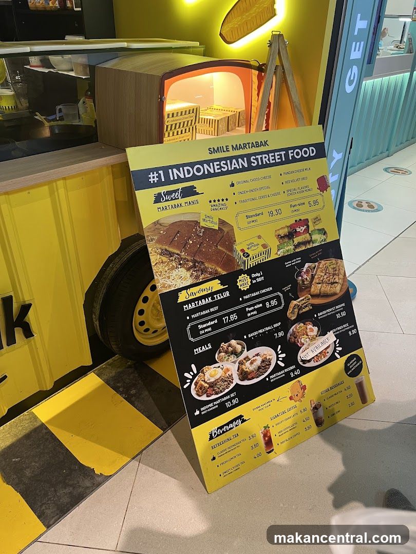 Smile Martabak Menu