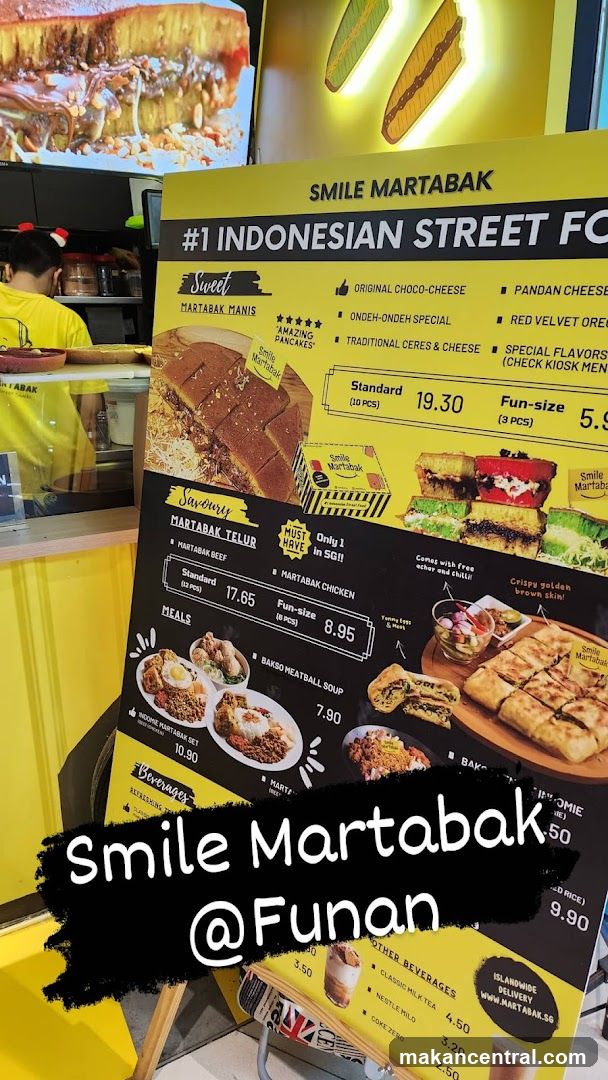 Smile Martabak Menu