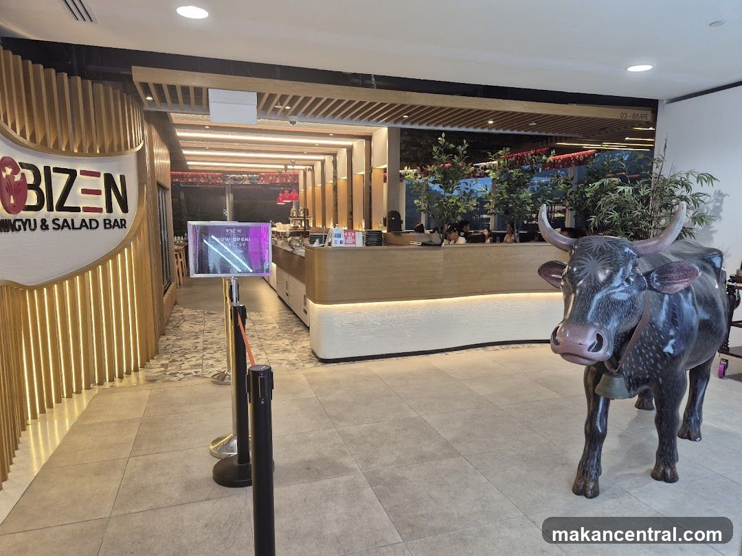 Bizen Wagyu & Salad Bar Entrance