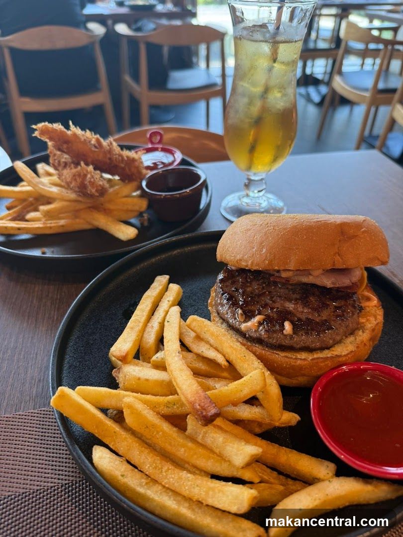 Burger and Fries