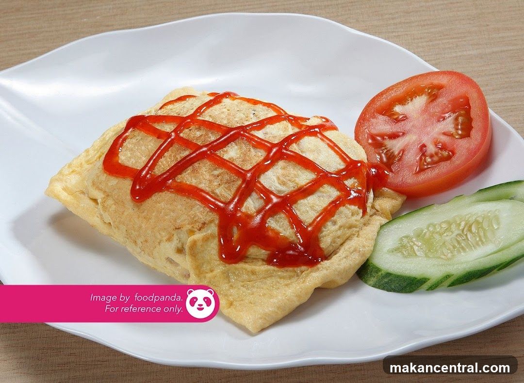 Omelette with Ketchup