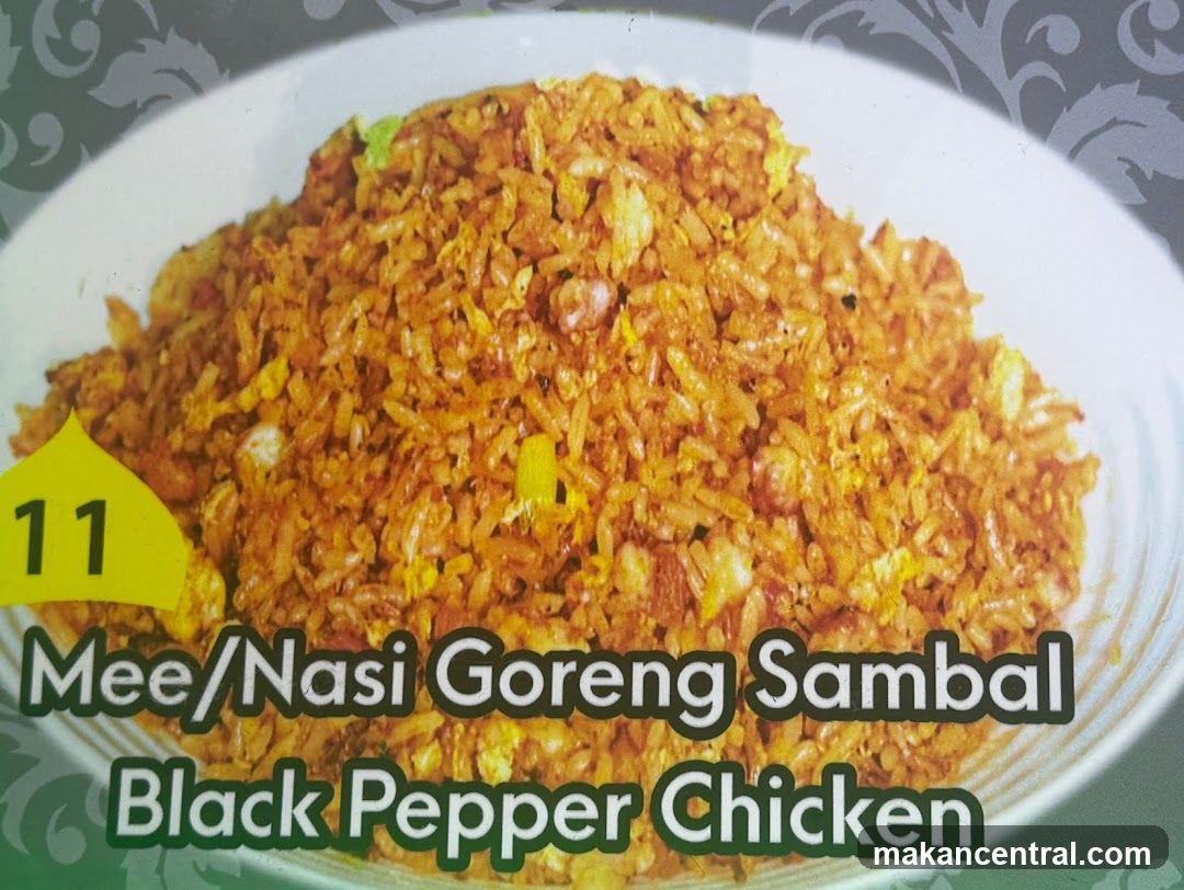 Mee/Nasi Goreng Sambal Black Pepper Chicken