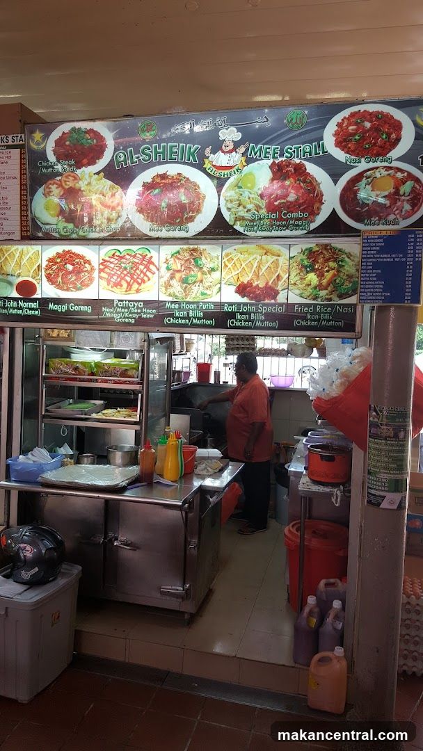 Al-Sheik Mee Stall Menu