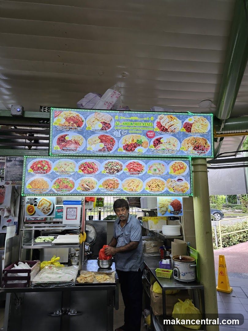 Al-Sheikh Mee Stall Menu