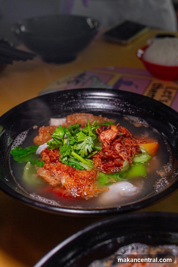 Bowl of Soup with Toppings