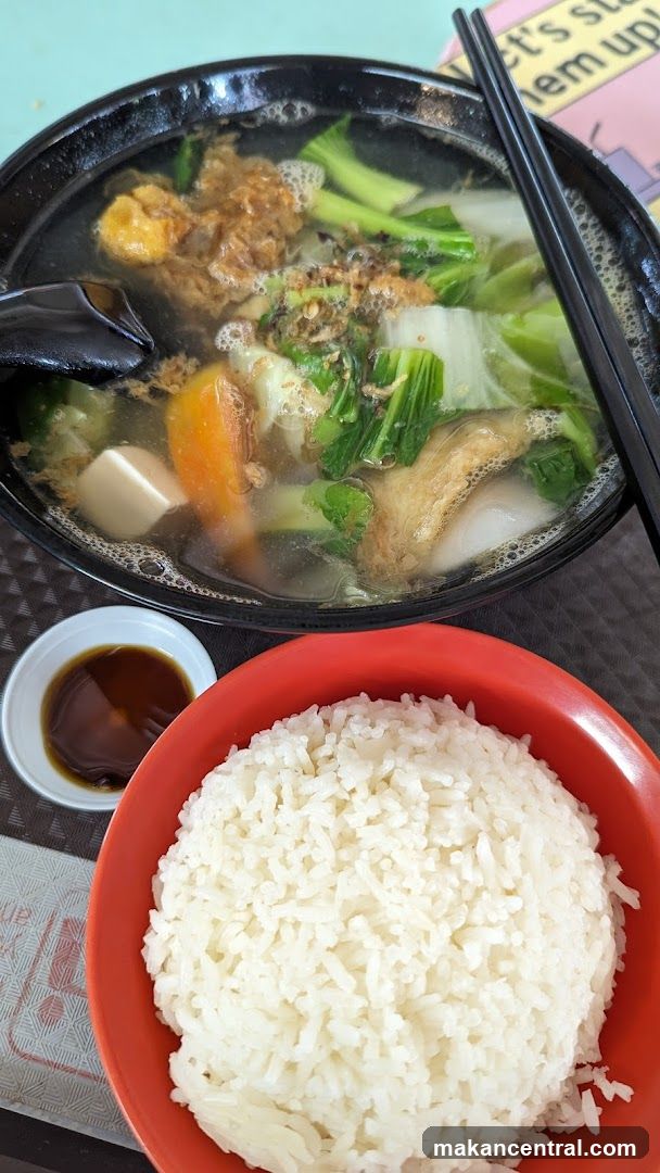 Noodle Soup with Rice