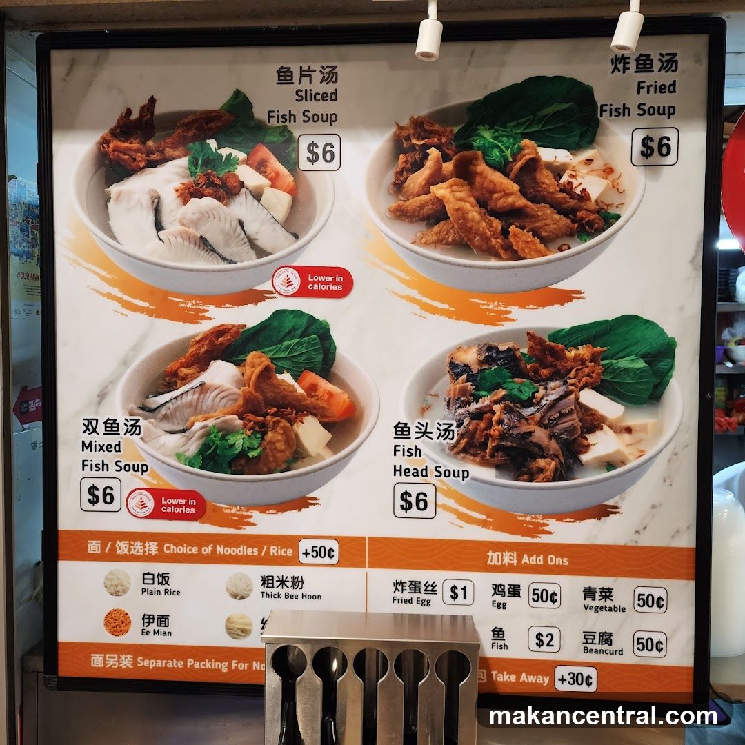 Fish Soup Menu