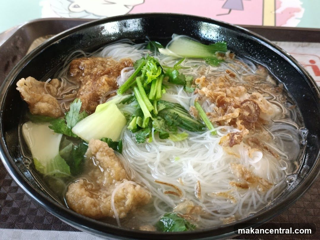 Noodle Soup with Fried Fish