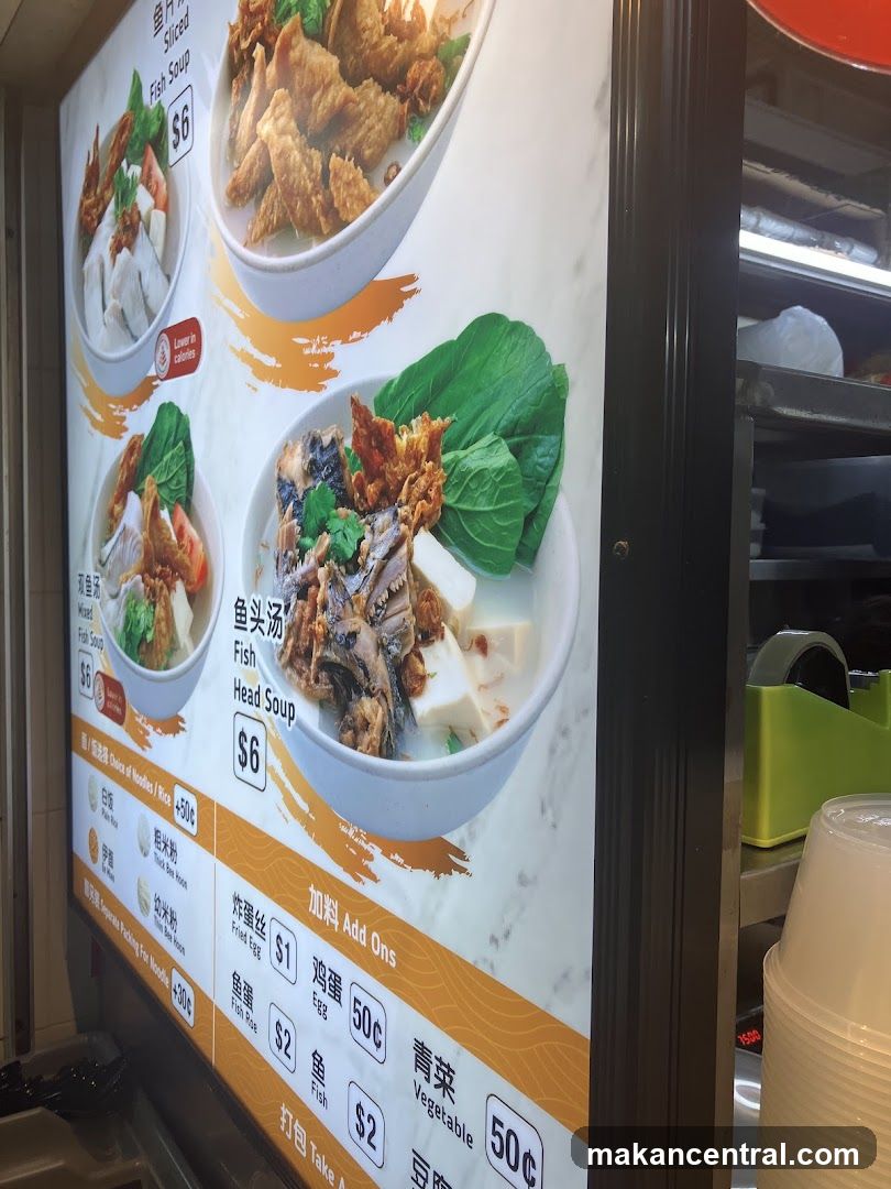 Fish Soup Menu