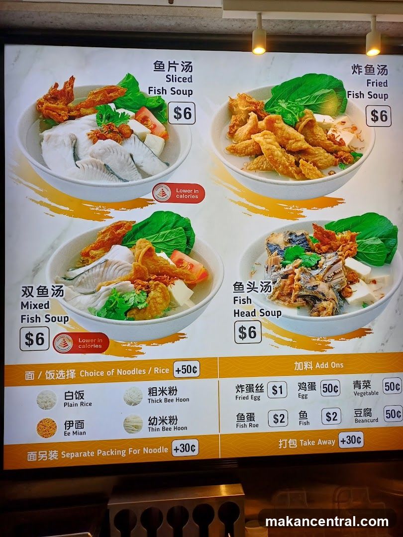 Fish Soup Menu