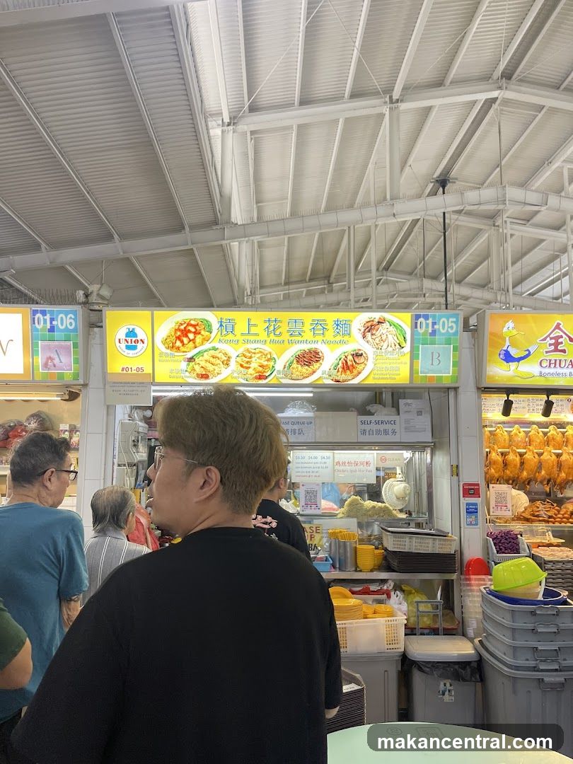Food Stall with Menu and Food Display