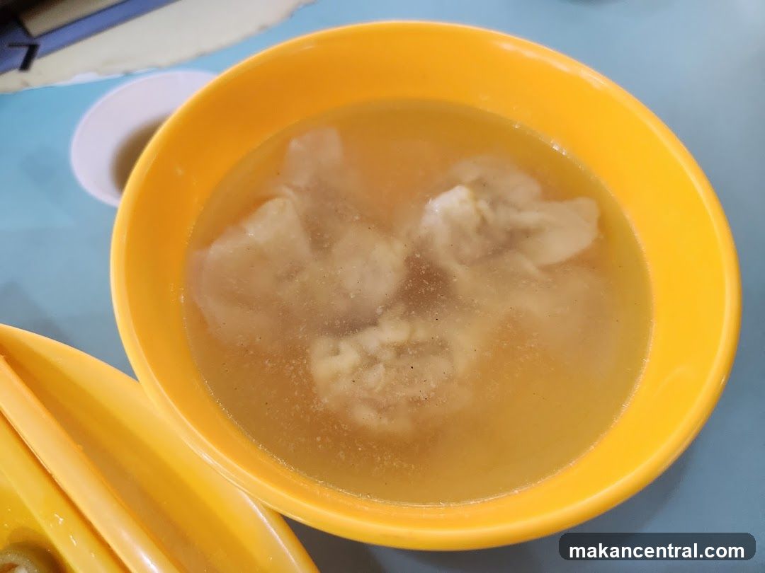 Bowl of Wonton Soup