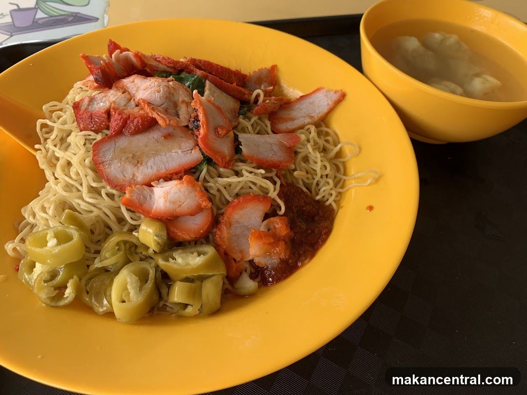 Char Siu Noodles with Wonton Soup