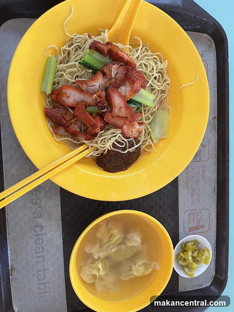 Char Siu Noodles with Wontons