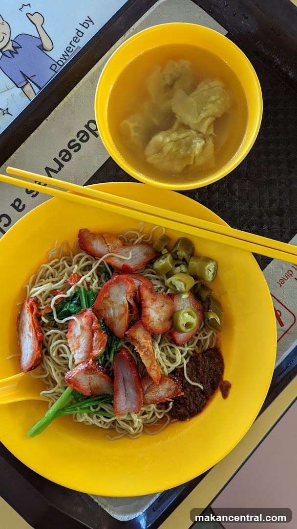 Noodles with Char Siu and Wonton Soup