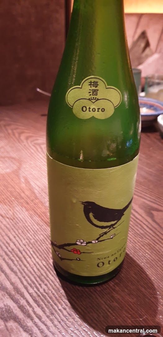 Bottle of Otoro Plum Wine