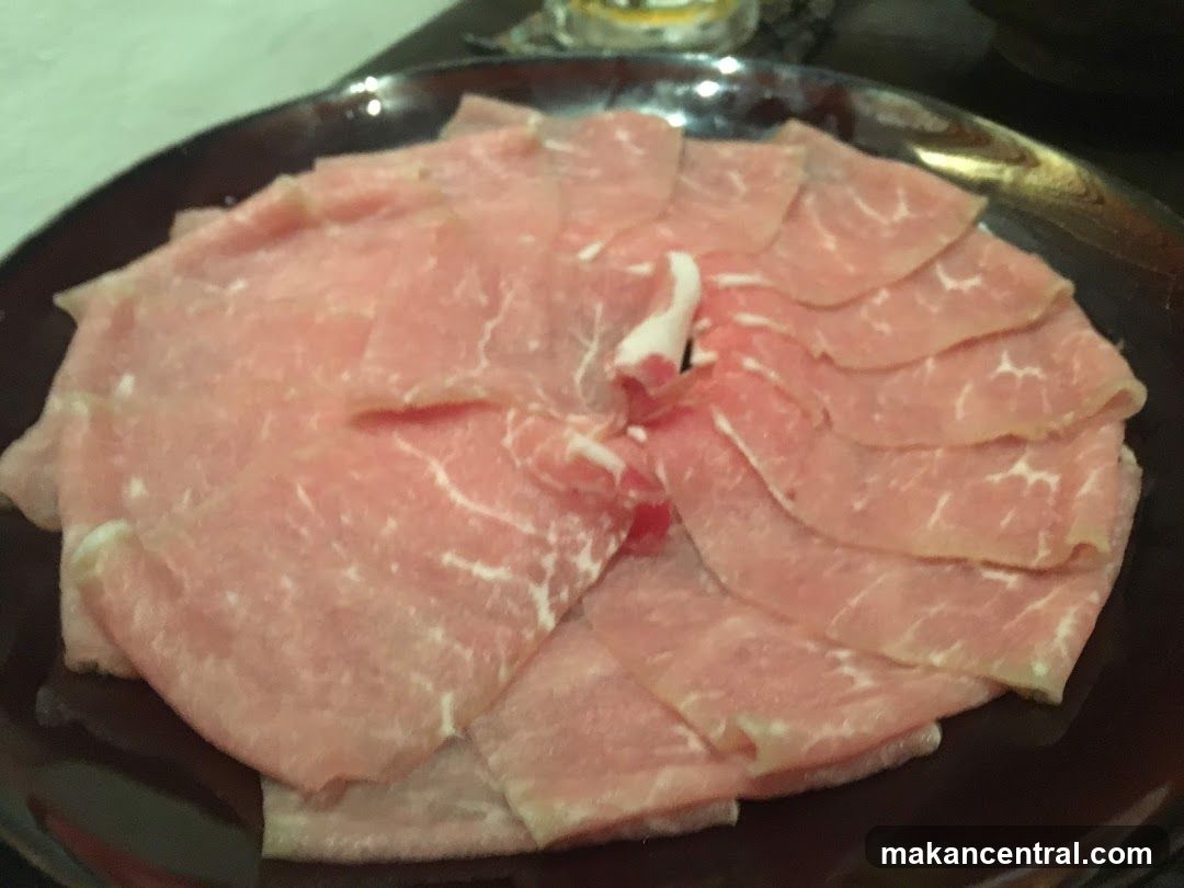 Thinly Sliced Raw Meat