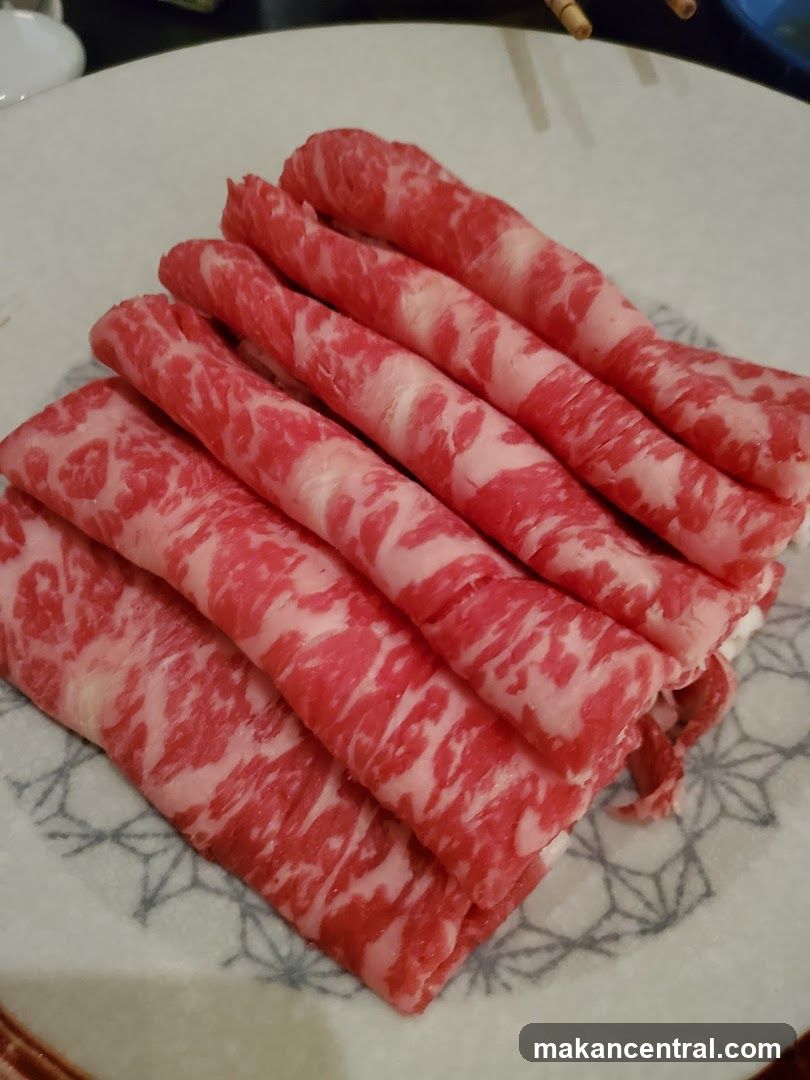 Thinly Sliced Raw Beef