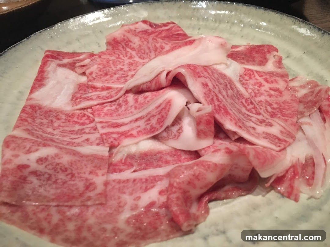 Thinly Sliced Raw Beef