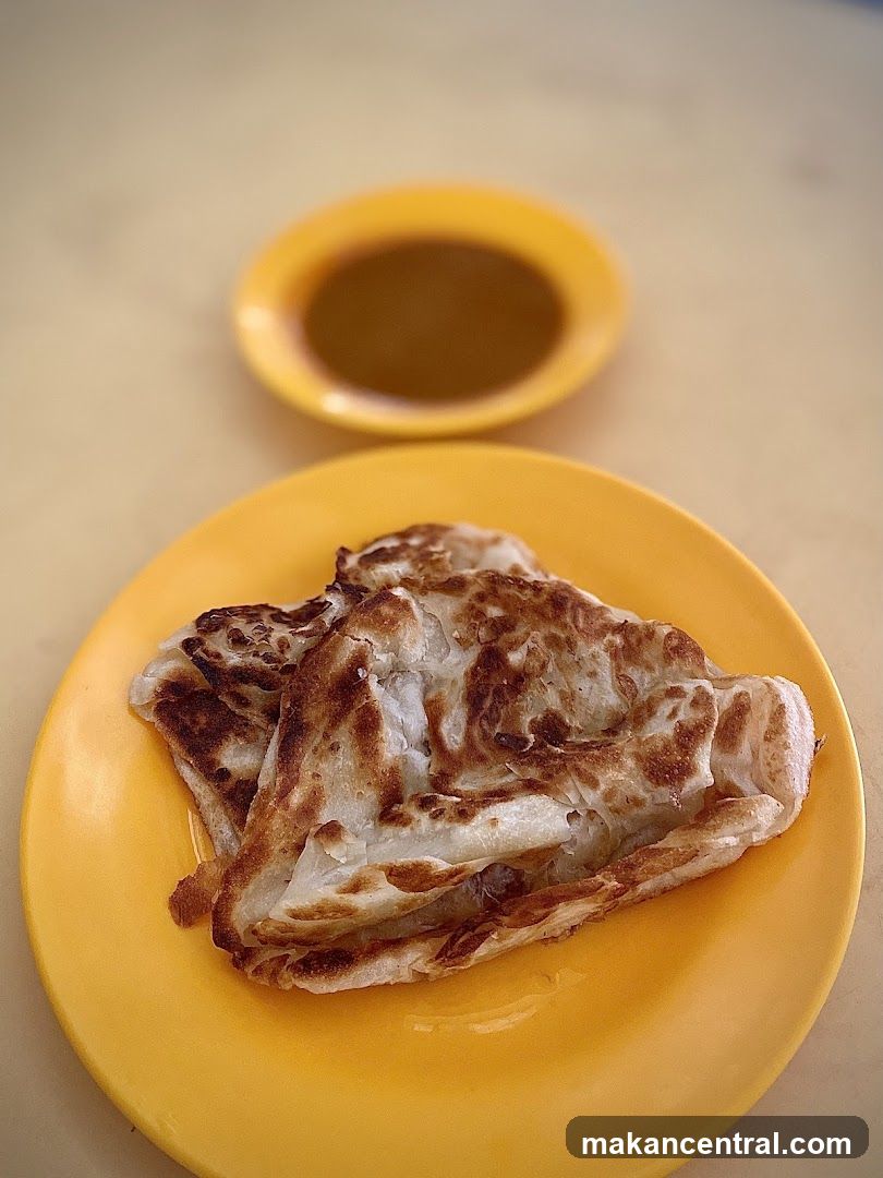 Roti Canai with Curry Sauce