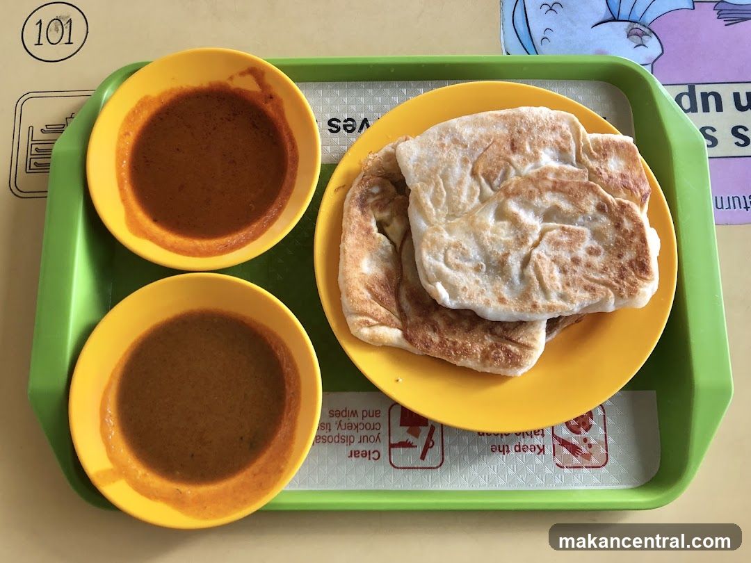 Roti Prata with Curry