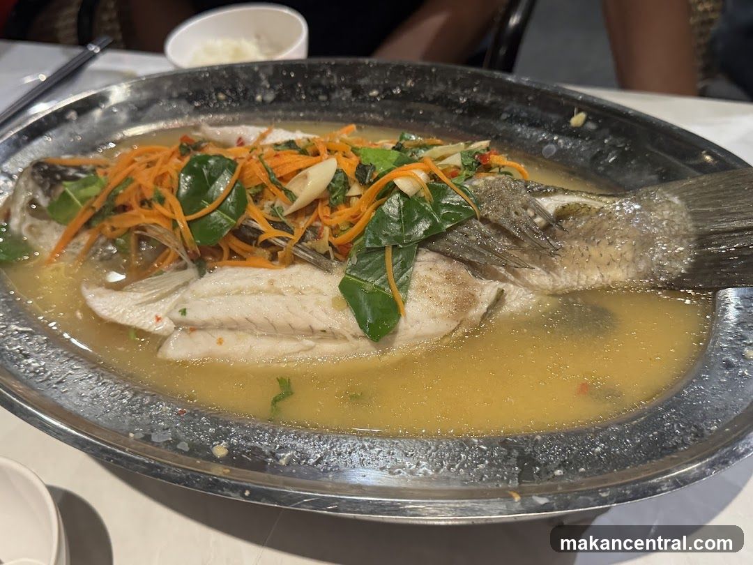 Steamed Fish with Lime and Chili