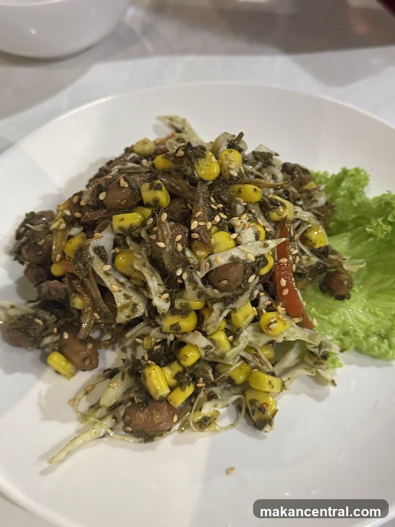Salad with Corn and Anchovies