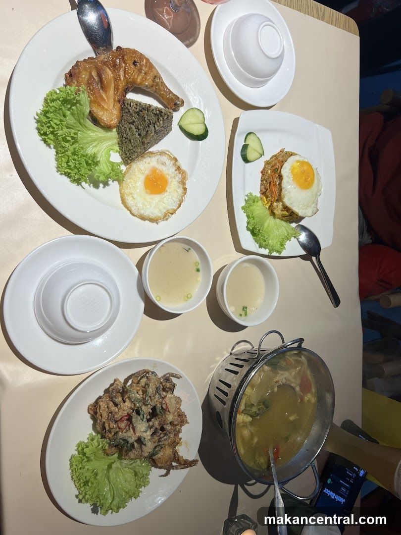 Table with various dishes