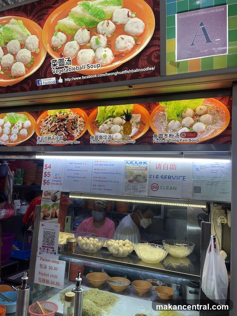 Food Stall Menu and Display