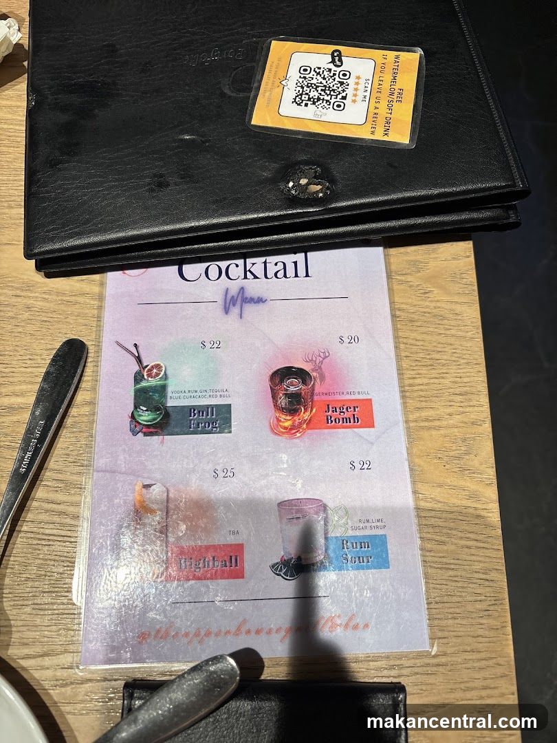Cocktail Menu