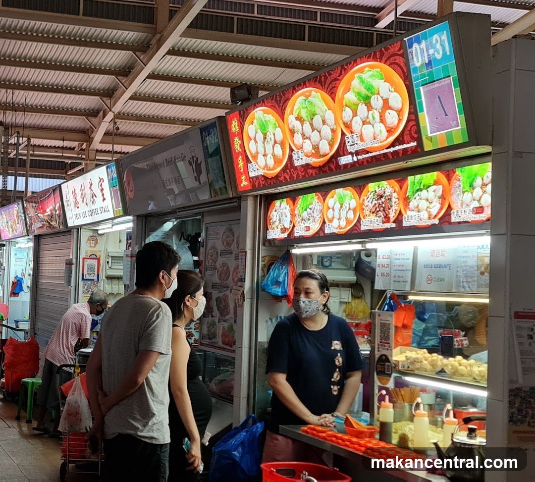 Food Stall with Menu Displays