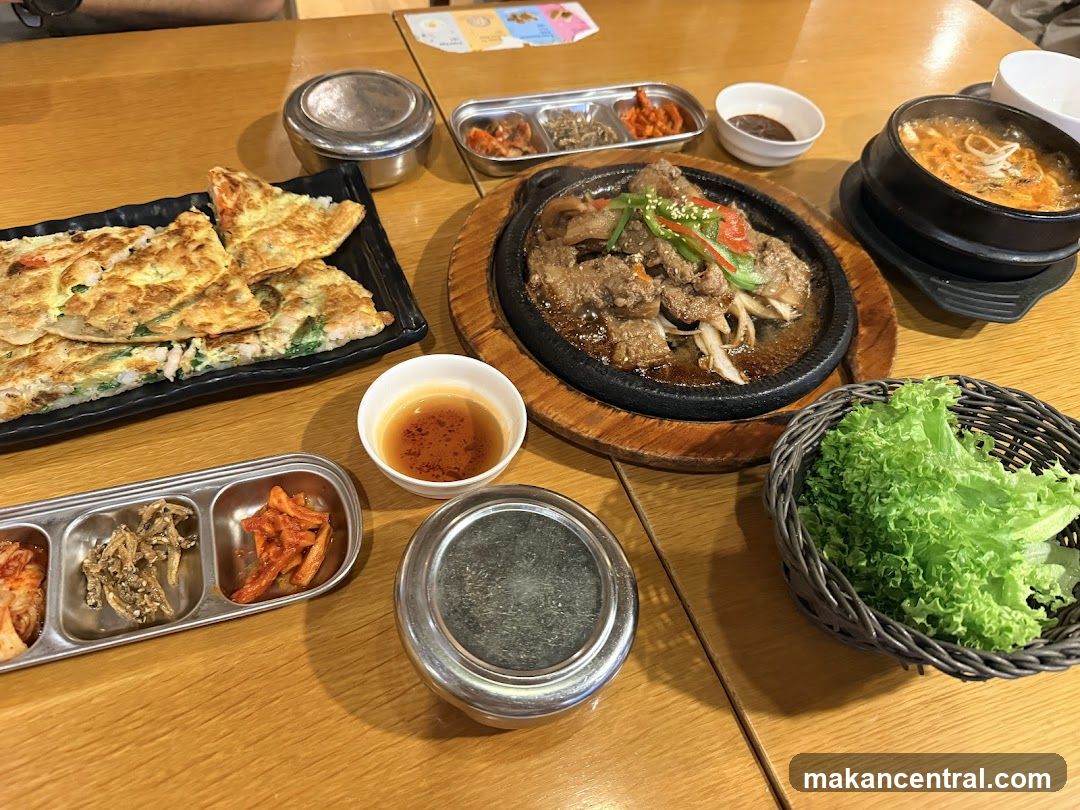 Korean Food Spread