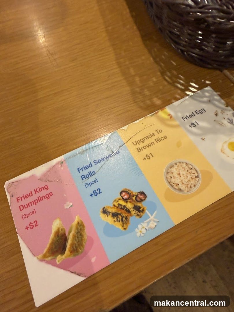 Menu Items