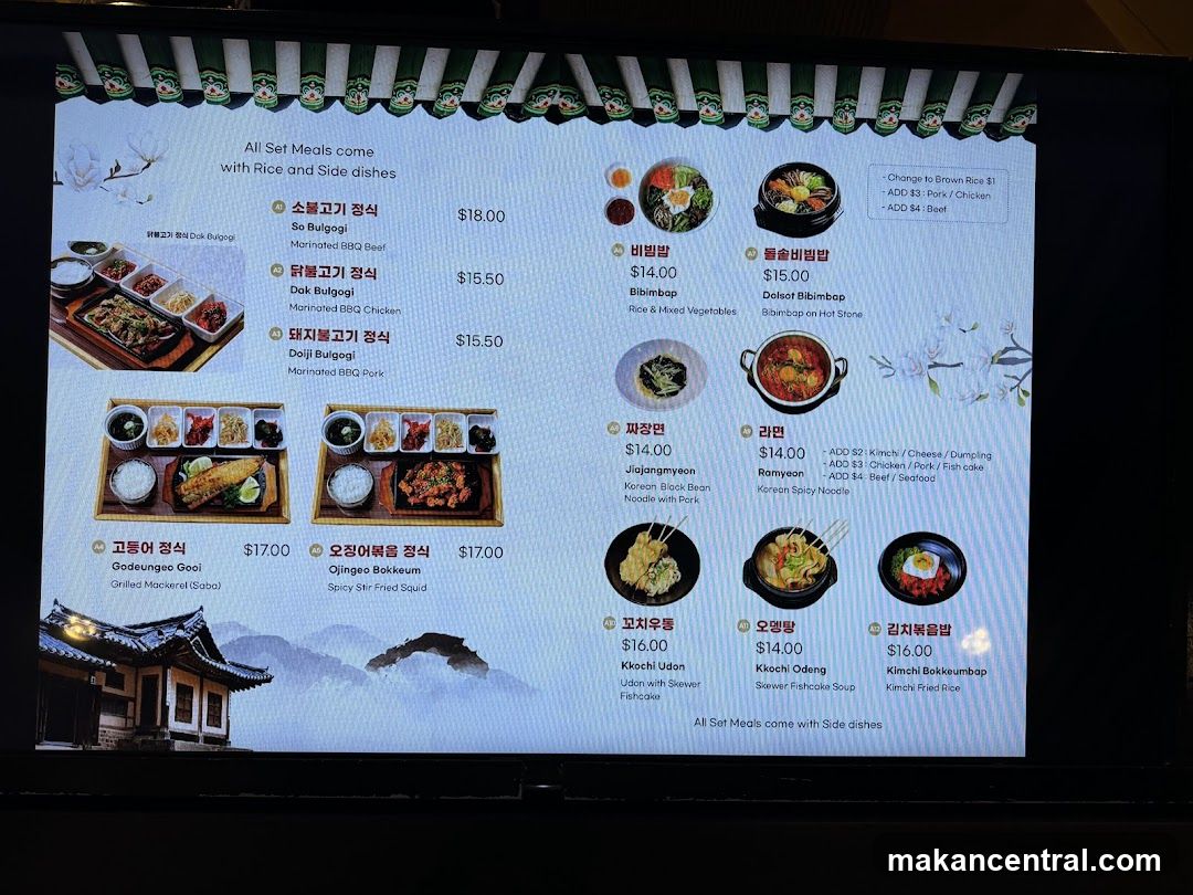 Korean Set Meals