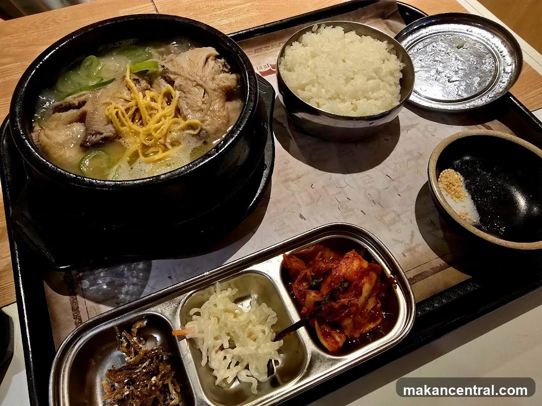 Korean Chicken Soup Meal