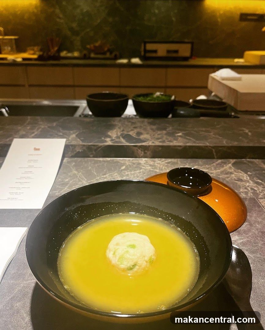 Soup with a Meatball