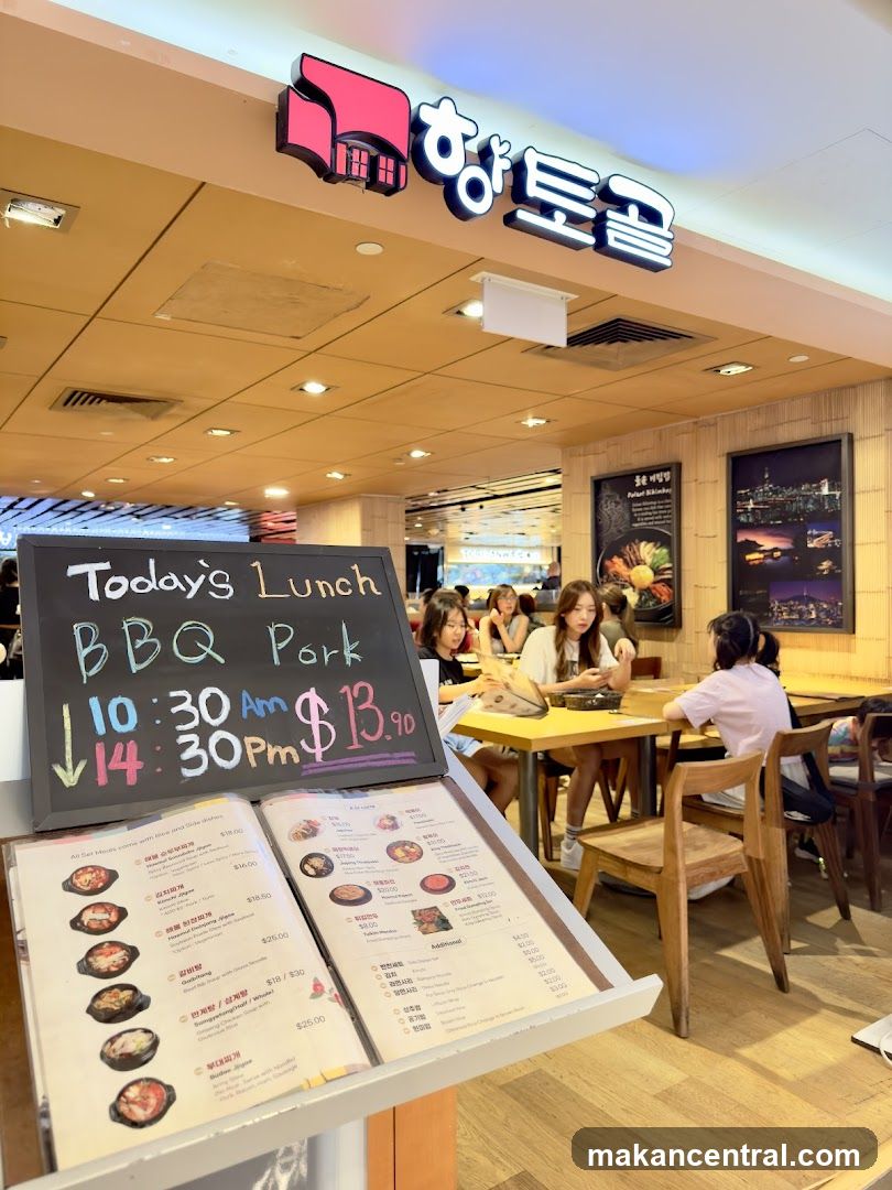 Korean Restaurant Lunch Special