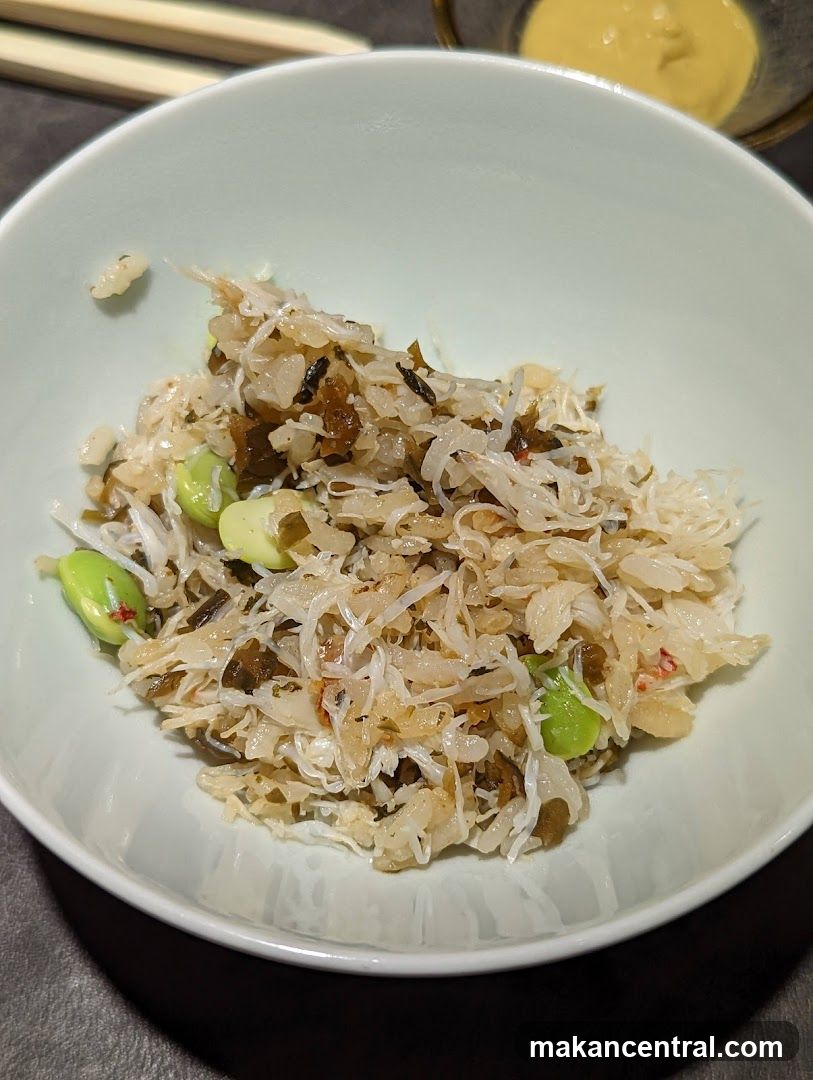 Crab Salad with Edamame