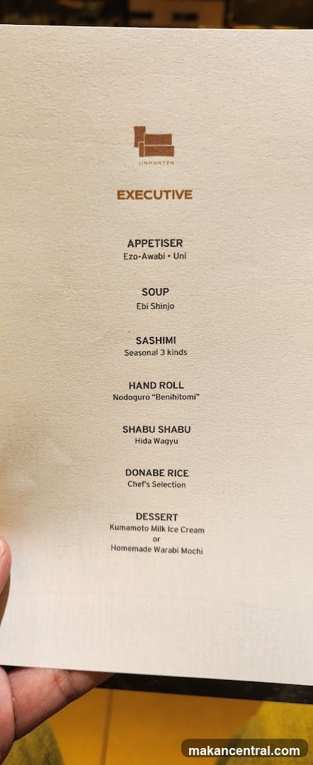 Executive Menu