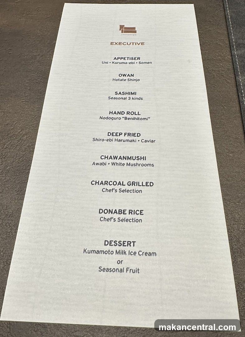 Executive Menu