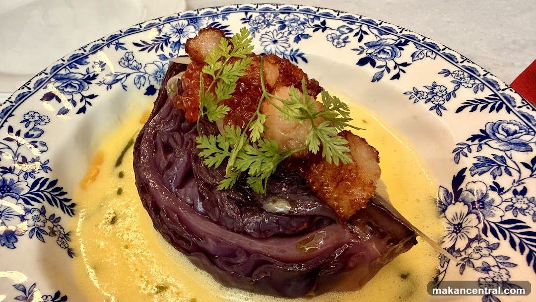 Braised Red Cabbage with Pork Belly