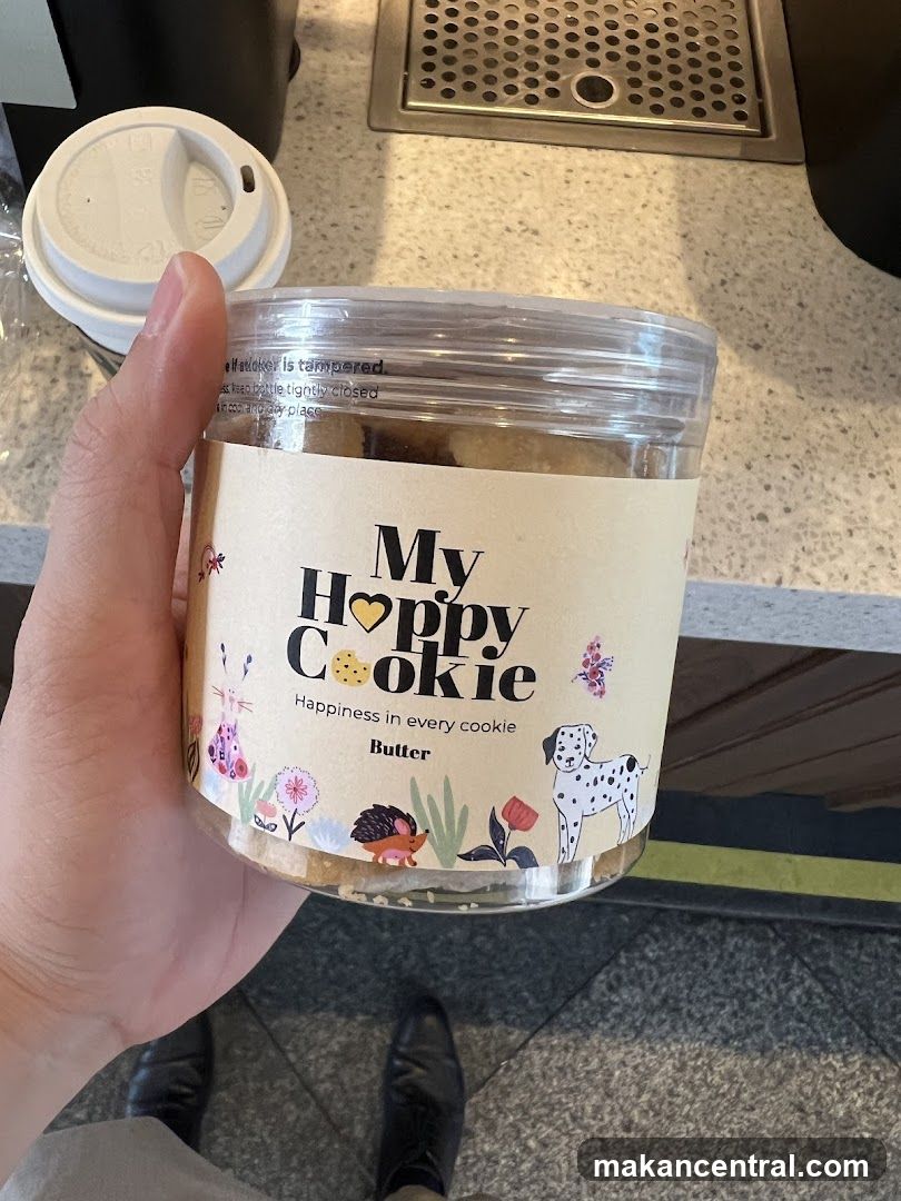 Container of Butter Cookies