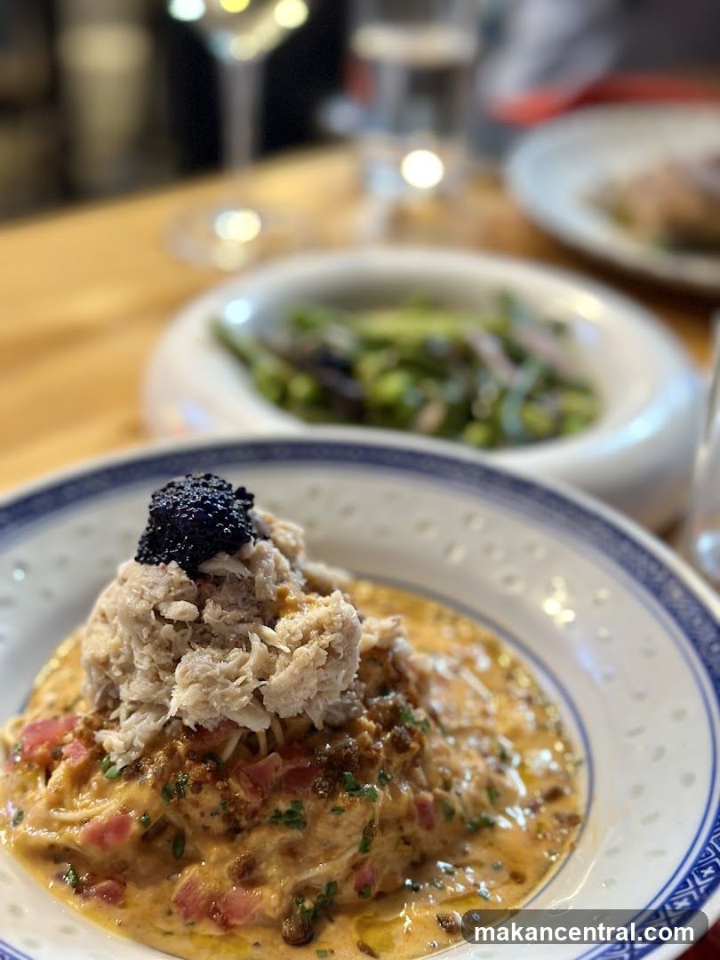 Crab Pasta with Caviar