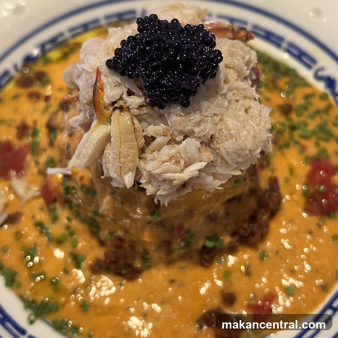 Crab Tower with Caviar